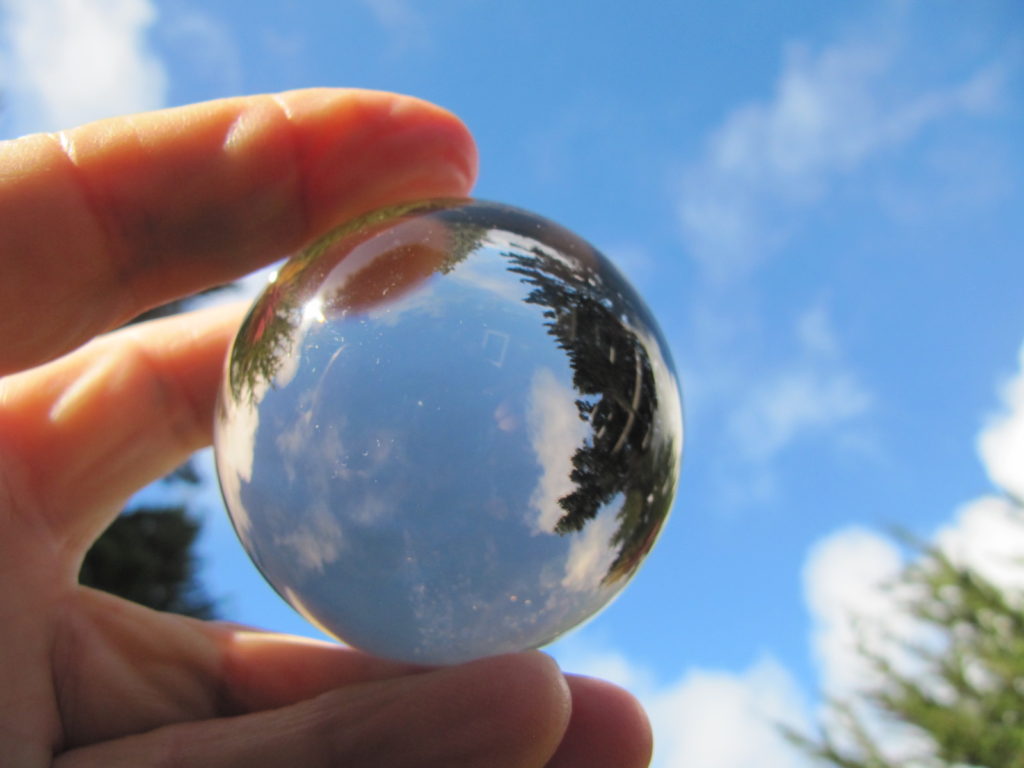 2.1" Clear Quartz Sphere Crystal Ball SPCB47